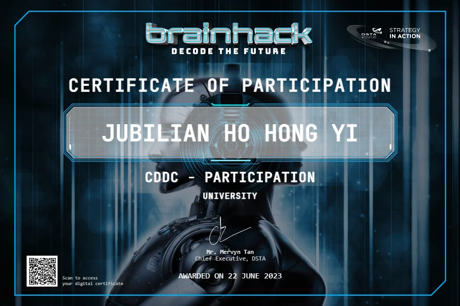 BrainHack 2023 Cyber Defenders Discovery Camp (CDDC)